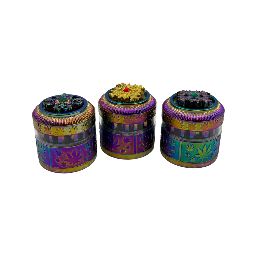 Arsenal Spectro Amulet 52mm 4-Pc Grinder - Display of 3